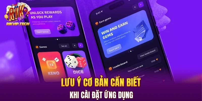 Lưu ý cơ bản cần biết khi cài đặt ứng dụng